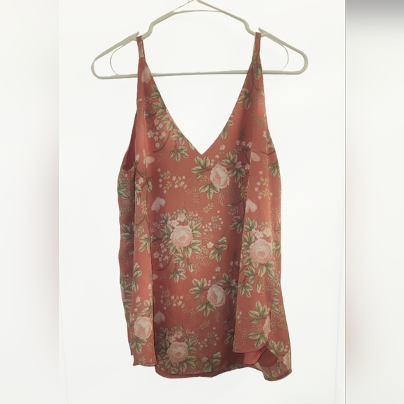 Kismet Light Floral Camisole Tank Top Size M - Picture 3 of 3